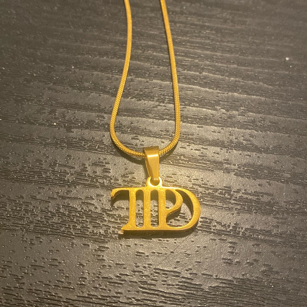 Taylor Swift The Tortured Poets Department necklace